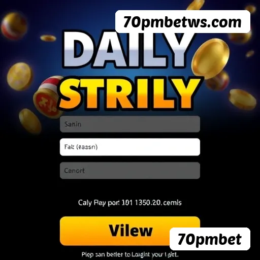 Plataforma 70pmbet - Imagem principal